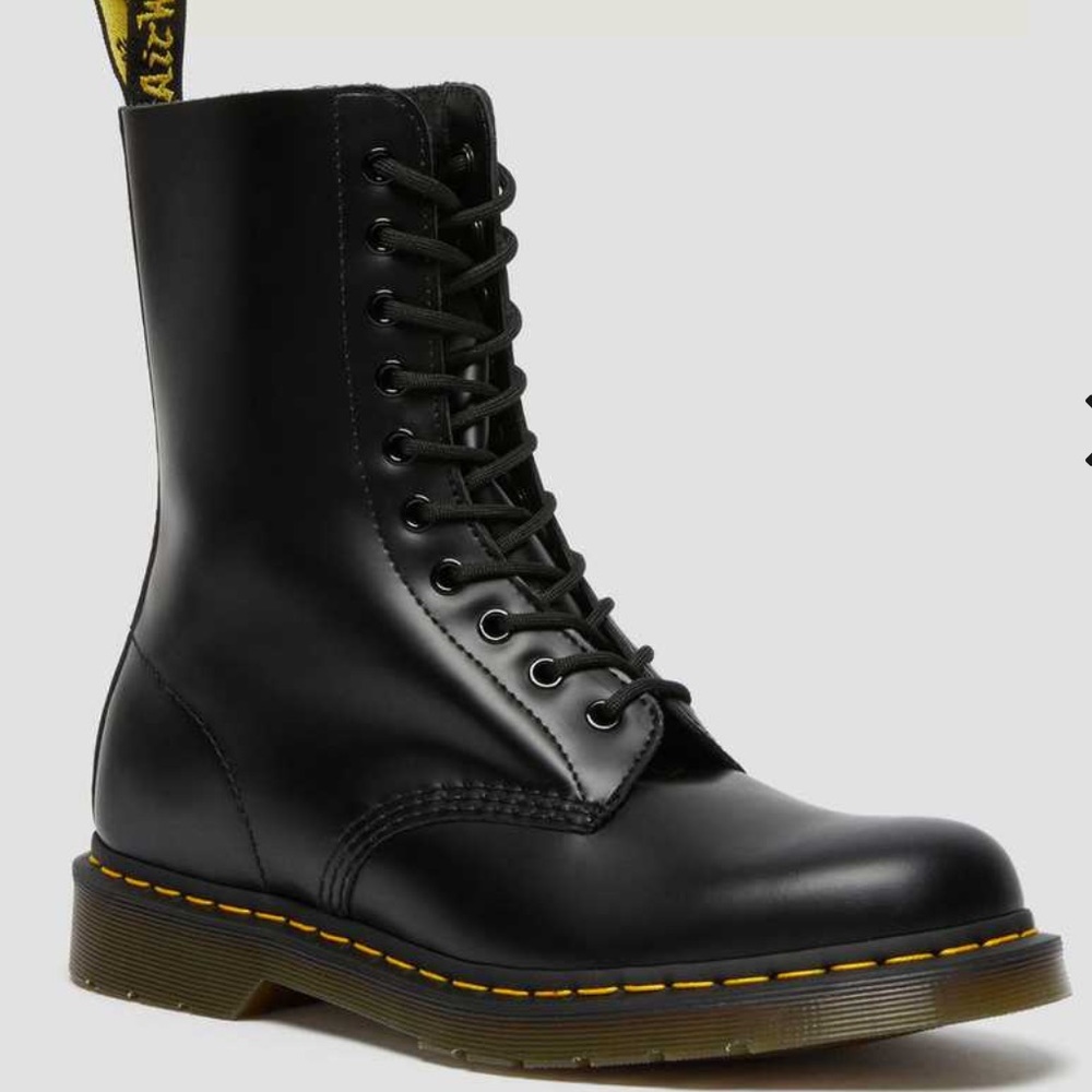 Dr. Martens 1460 Smooth Leather Mid Calf Boots